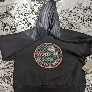 Women's Black Vans Hoodie Sz Medium